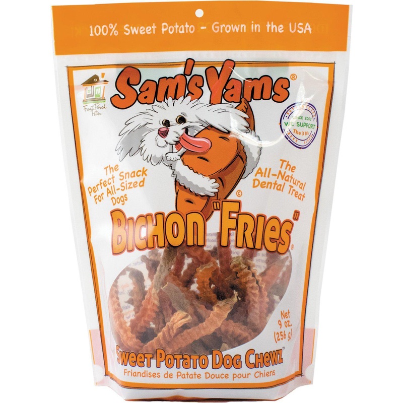Sam’s Yams Bichon “Fries” Sweet Potato Dog Chewz 9 oz
