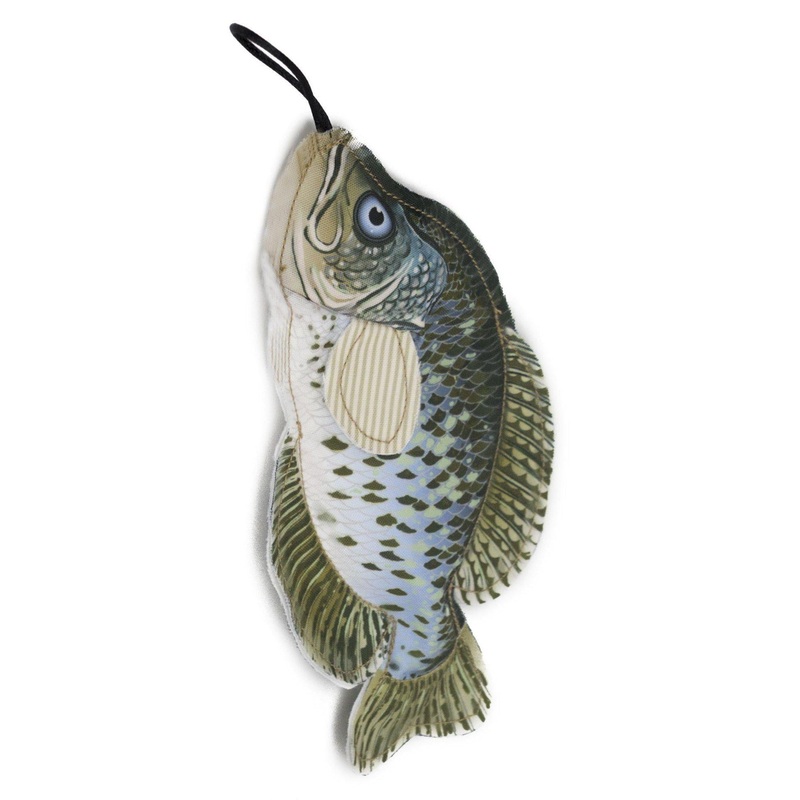 Steel Dog Denim Fish Crappie Dog Toy