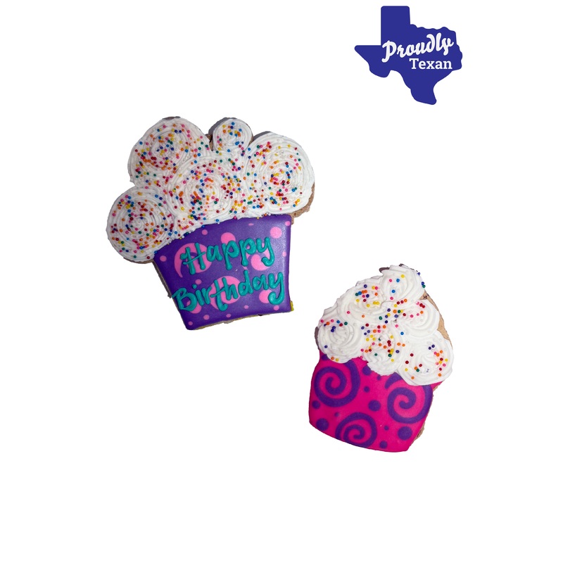 Doggie Express Birthday Cupcake Bakery Cookie Mini