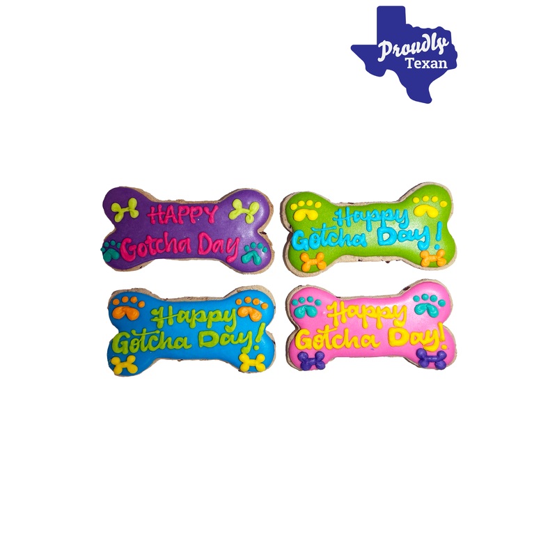 Doggie Express Happy Gotcha Day Bakery Cookie Large