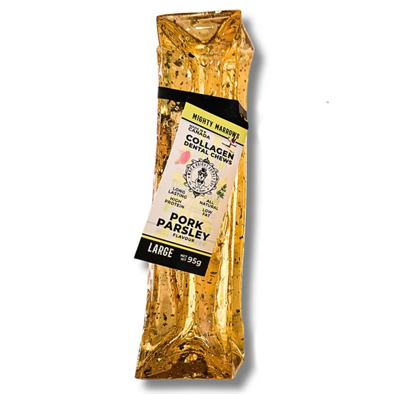 Wag and Bright Mighty Marrows Pork Collagen Dental Dog Chew Small
