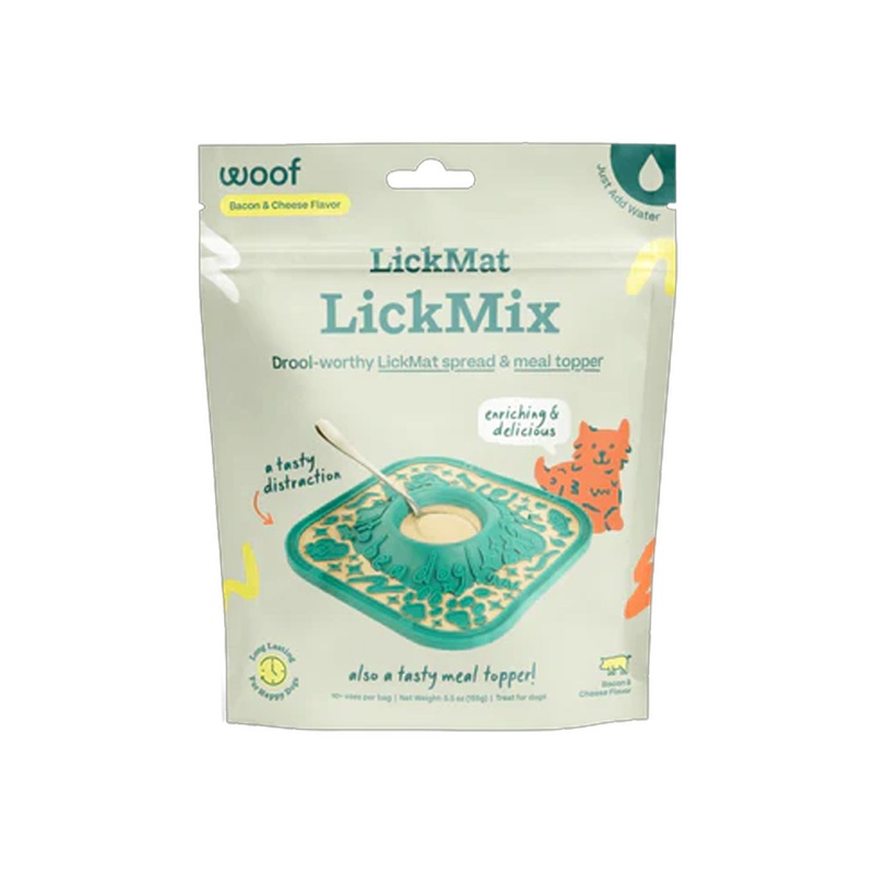 Woof Bacon and Cheese LickMat LickMix