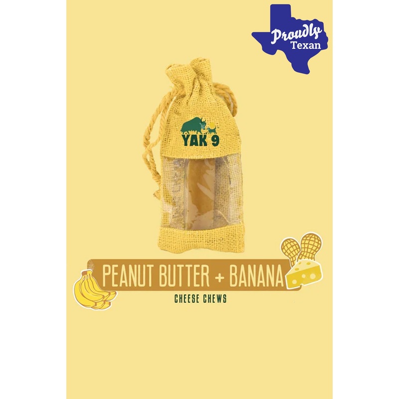 Yak9 Peanut Butter and Banana Yak Chew Extra Small