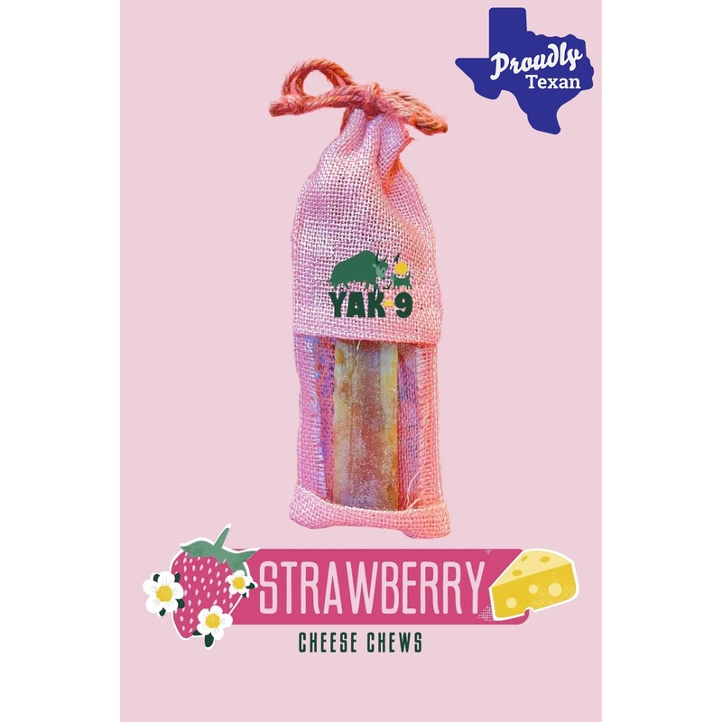 Yak9 Strawberry Yak Chew Extra Small