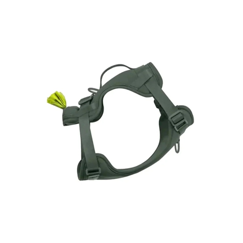 Canada Pooch The Everything Harness with Poop Dispenser Small Black
