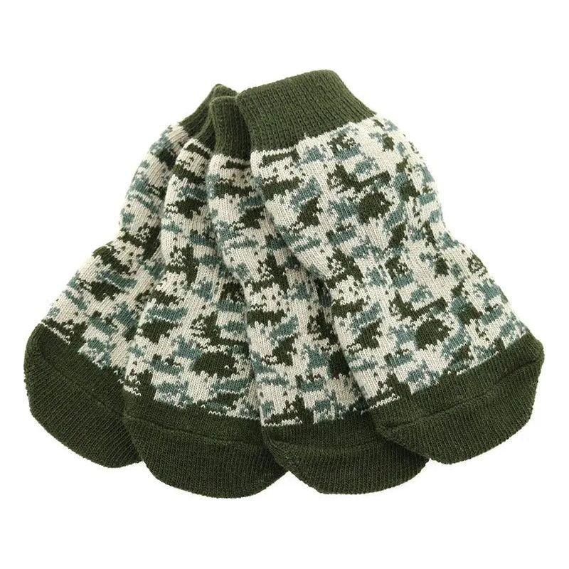 Doggie Design Non-Skid Dog Socks Camo XSmall