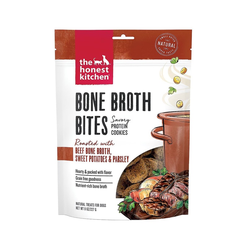The Honest Kitchen Beef Bone Broth Bites Dog Treats 8 oz