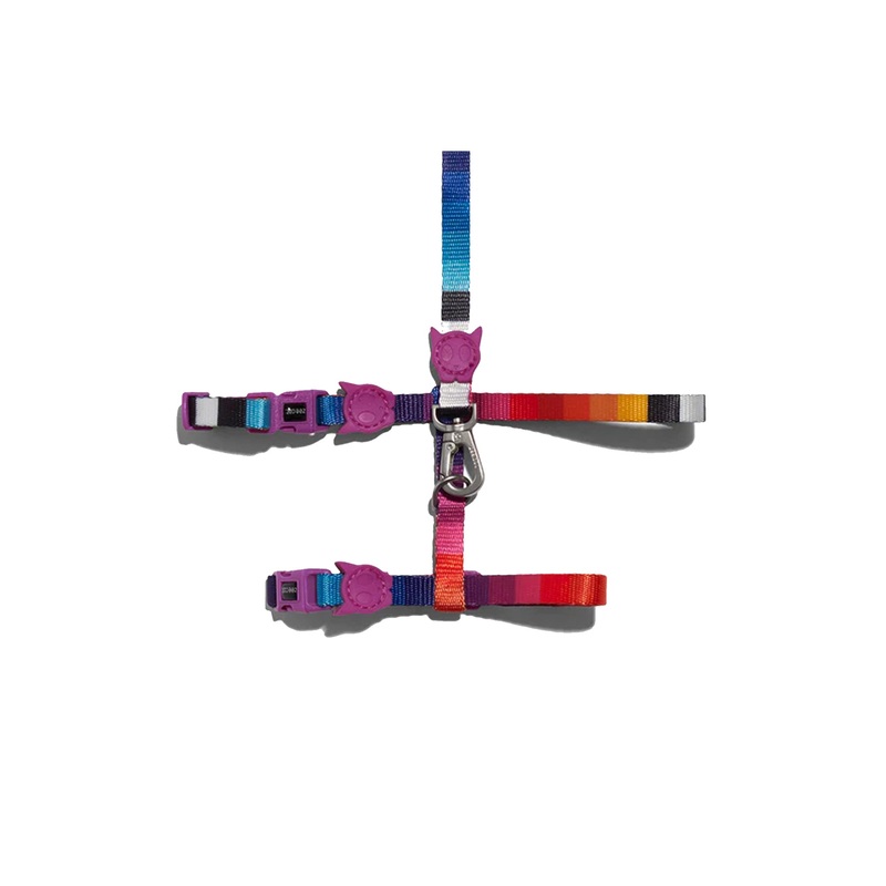 Zee.Cat Prisma Cat Harness with Leash One Size
