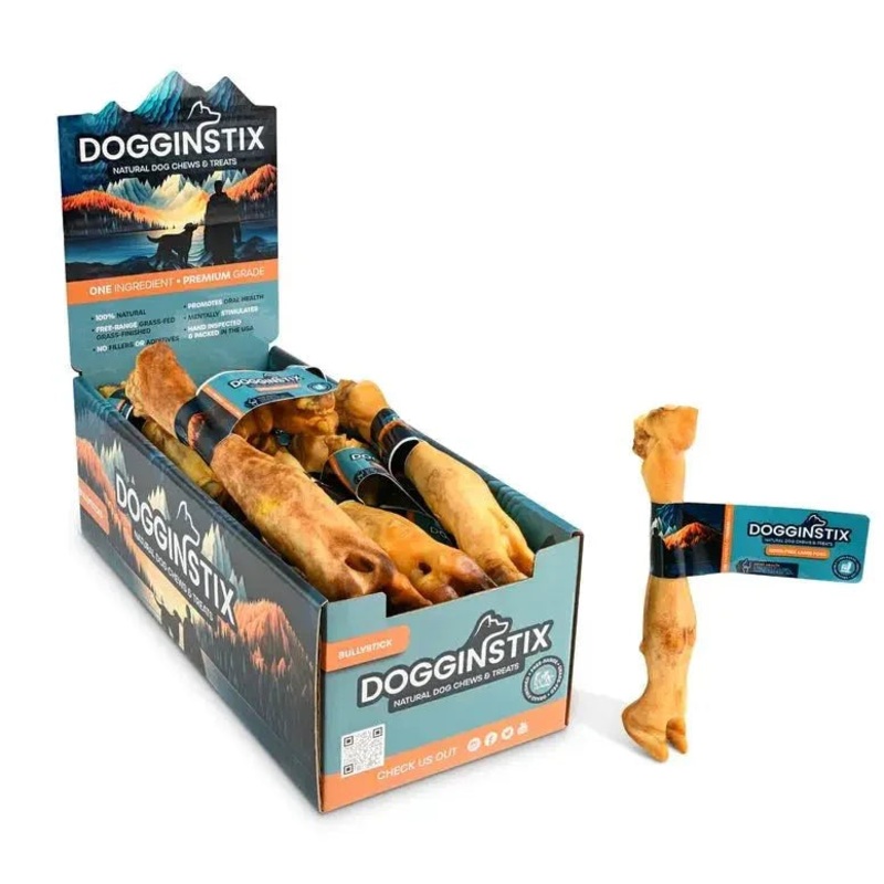Dogginstix Odor Free Lamb Feet Chews for Puppies Case of 40 40 pk