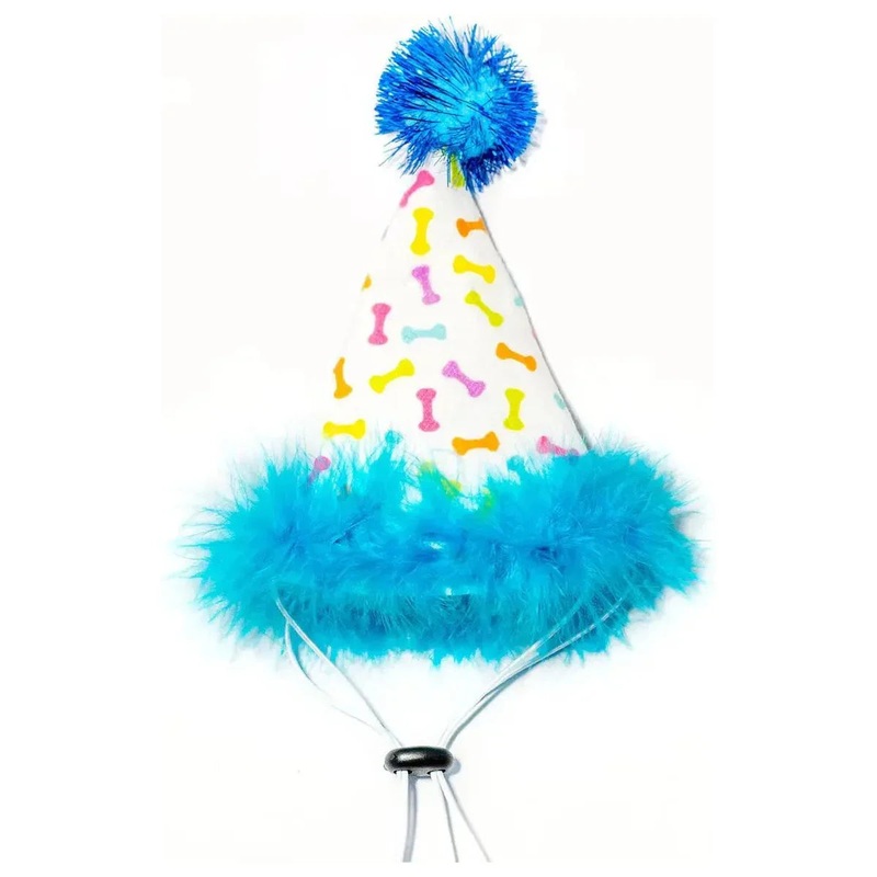 Multipet Party Dog Hat Small Blue