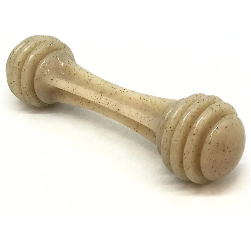 SodaPup Nylon Honey Bone Ultra Durable Dog Chew Toy Small 4.25″