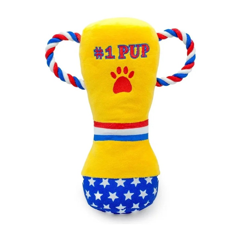 ThoozyPet #1 PUP Trophy Plush Dog Toy 9″