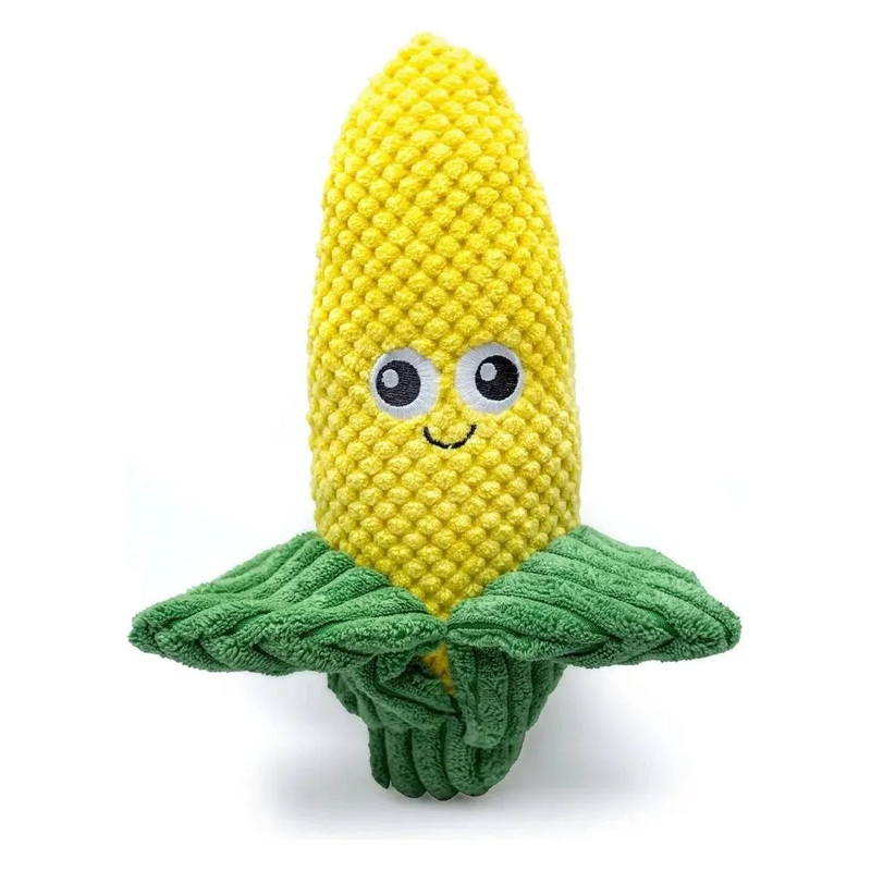 ThoozyPet Corn Plush Dog Toy 10″