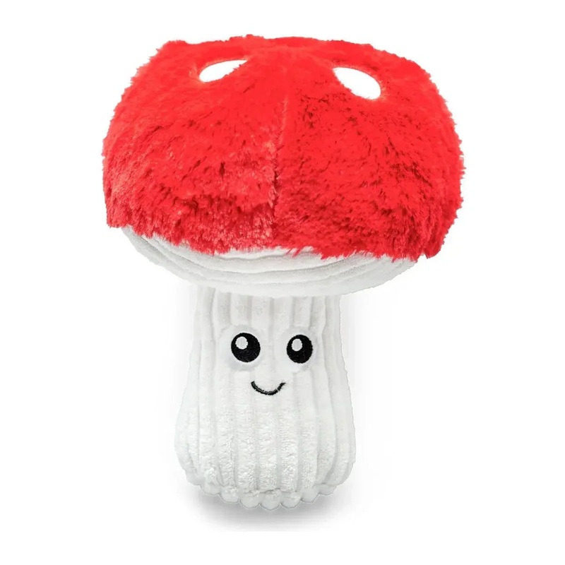 ThoozyPet Mushroom Plush Dog Toy 9″
