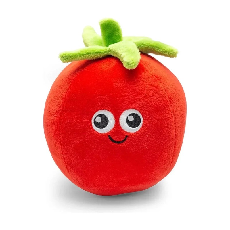 ThoozyPet Tomato Plush Dog Toy 5.5″