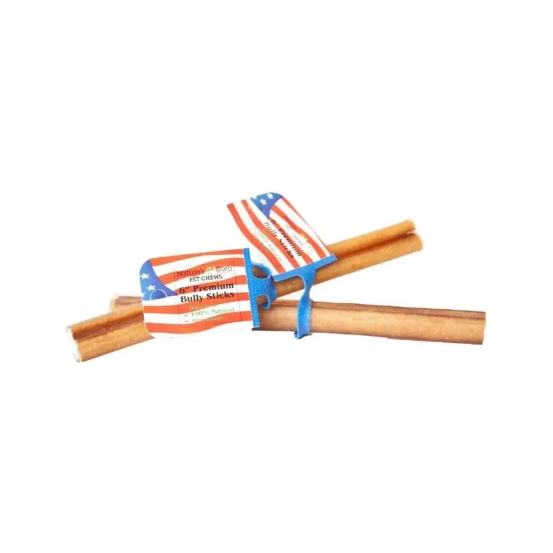 Best Buy Bones USA Regular Bully Sticks Odor Free Dog Treats 6″ / 50 ct