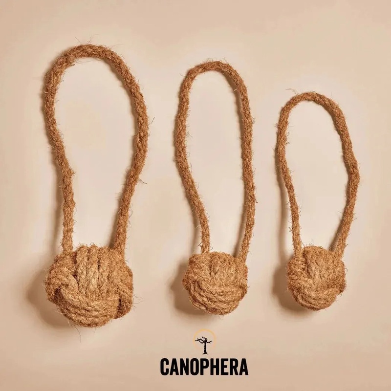 Canophera Coconut Rope Toys for Dogs COCO Bone Small
