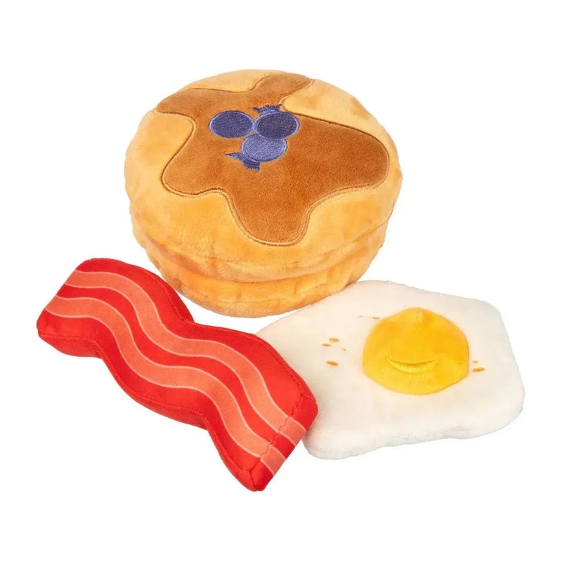 FuzzYard Dog’s Breakfast Plush Dog Toy 3pk