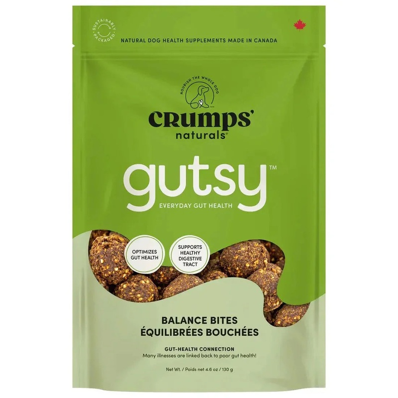 Crumps Naturals Gutsy Balance Bites  Prebiotics for Happy Tummies 4.6oz