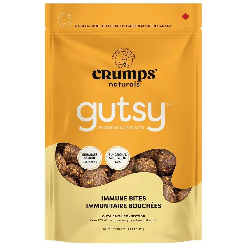 Crumps’ Naturals Gutsy Immune Bites with Functional Mushrooms 4.6oz
