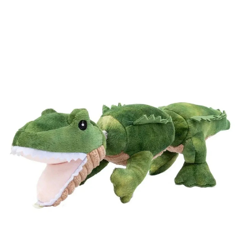 Tall Tails Jointed Plush Alligator Plush Dog Toy