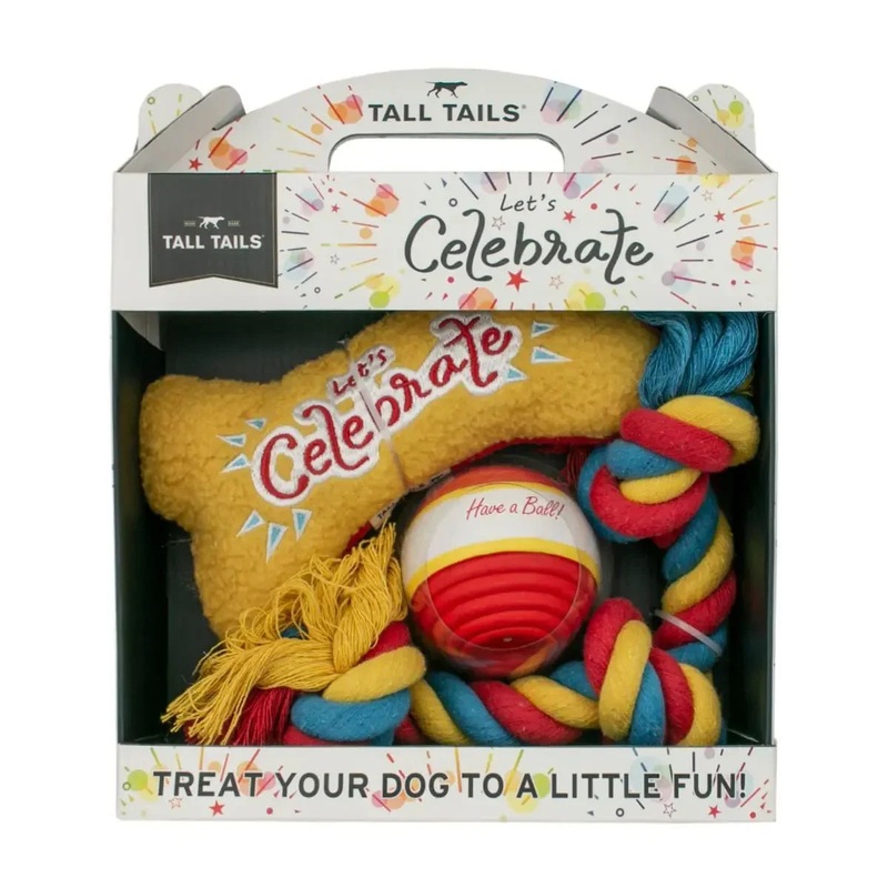 Tall Tails Let’s Celebrate 3-Piece Gift Box for Dog