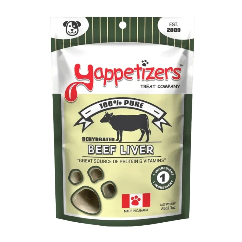 Yappetizers Dehydrated Beef Liver Dog Treat