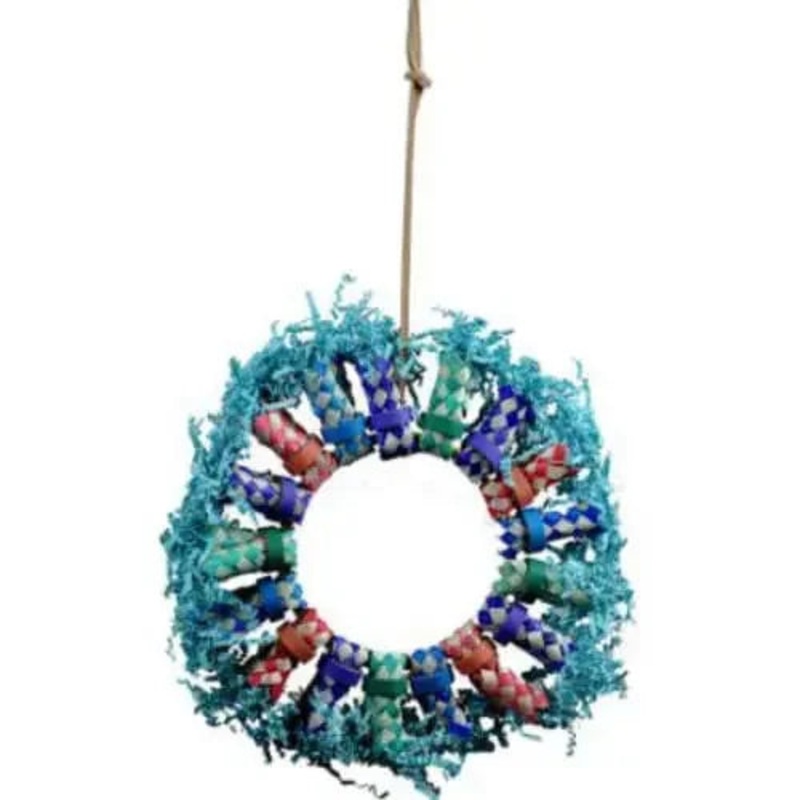 AE Cage Company Happy Beaks Fire Bird Ring Toy