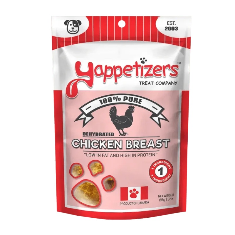 Yappetizers Dehydrated Chicken Breast Dog Treats