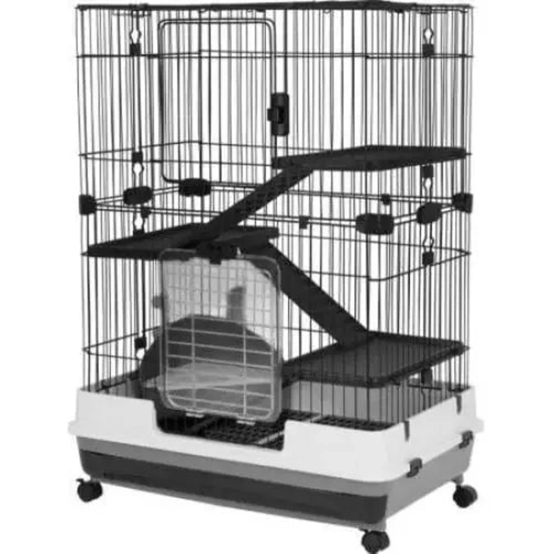 AE Cage Company Nibbles Deluxe 4 Level Small Animal Cage 32″L x 21″W x 43″H