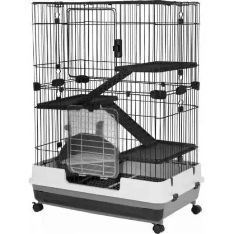 AE Cage Company Nibbles Deluxe 4 Level Small Animal Cage 39″L x 26″W x 43″H