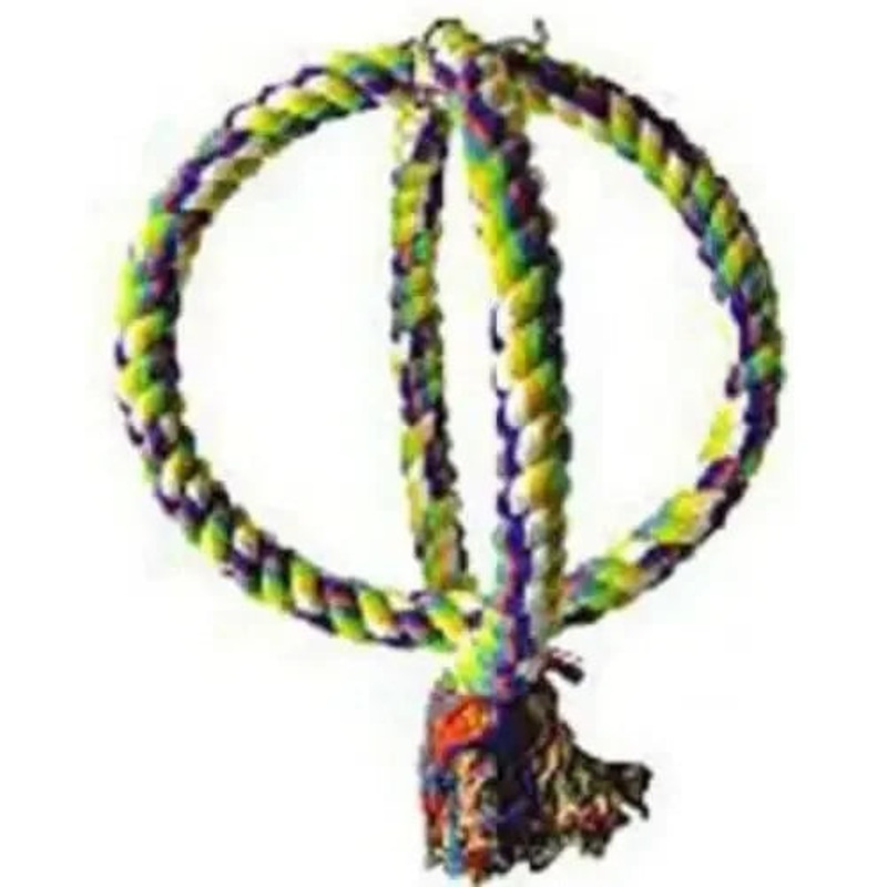 AE Cage Company Small Interlocking Double Rope Swing Bird Toys