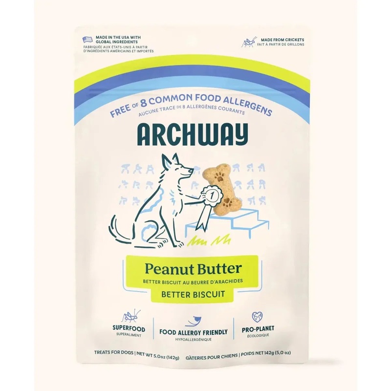 Archway Pet Peanut Butter Biscuits with Cricket Meal 5 oz