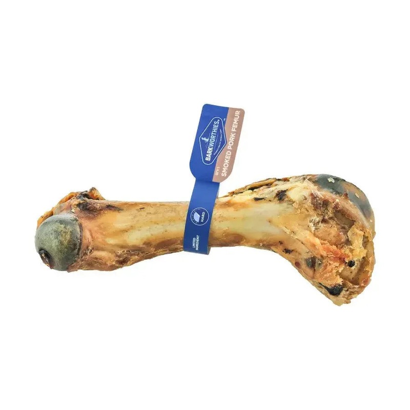 Barkworthies Smoked Pork Femur Dog Treat 1ea