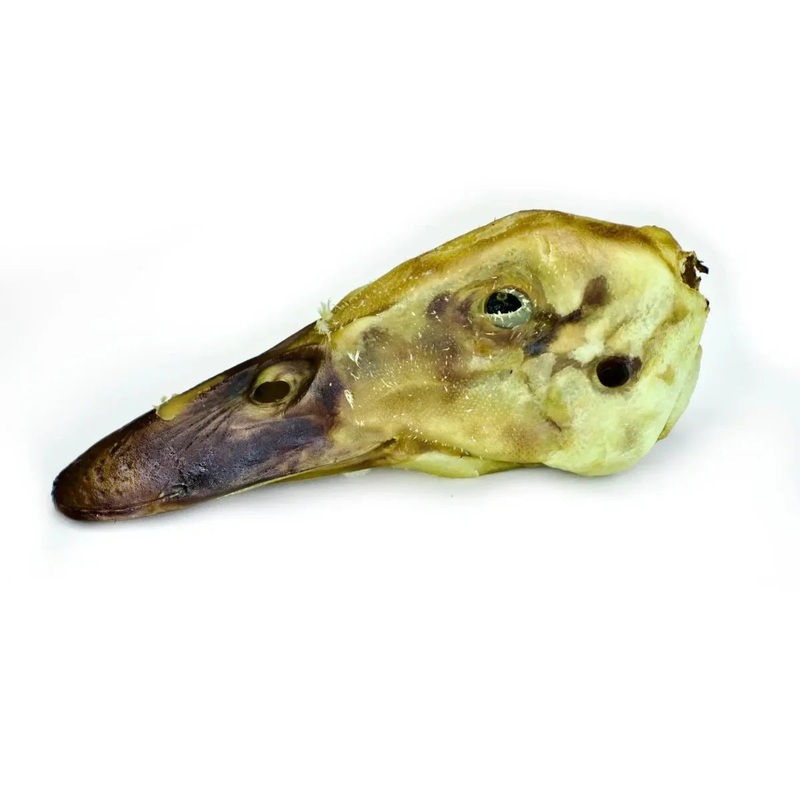 Gaines Family Farmstead Natural Duck Head Chews for Aggressive Chewers – USA Made 1ct