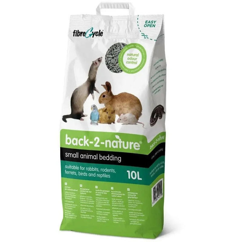 Back 2 Nature Small Animal Bedding 10 Liters 8.5 Pounds