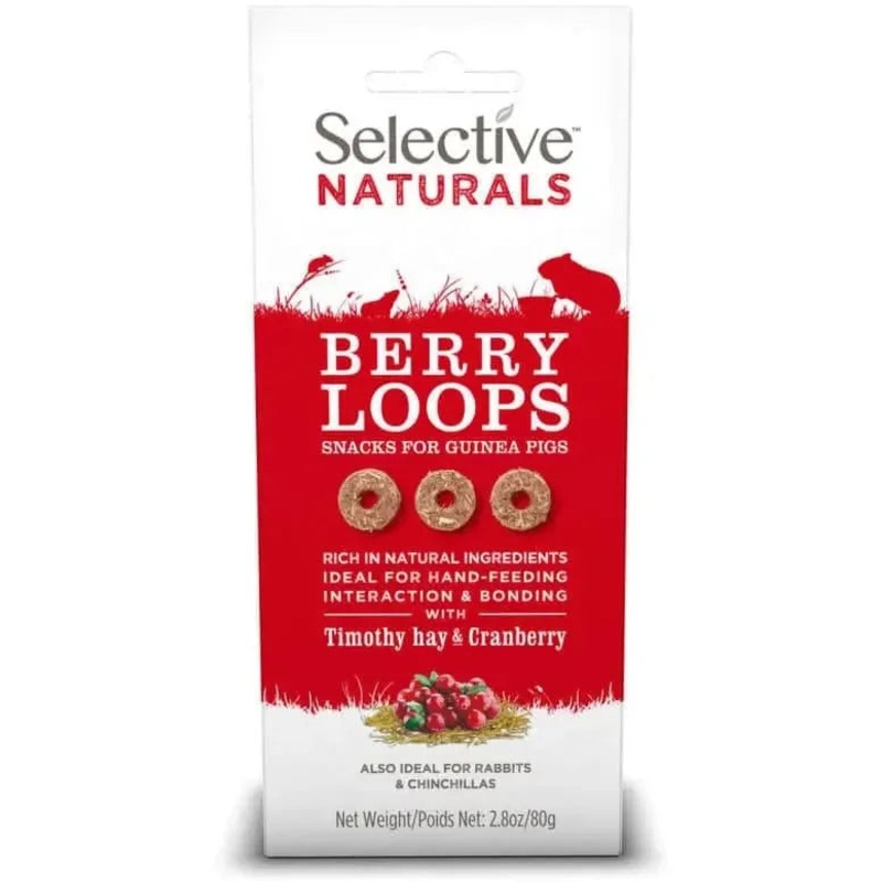 Science Selective Berry Loops Snacks for Guinea Pigs