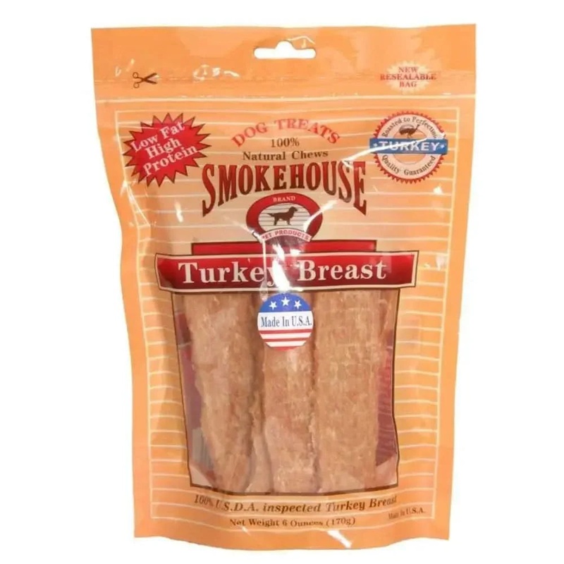 Smokehouse USA Made Turkey Breast Dog Treat 3 Oz