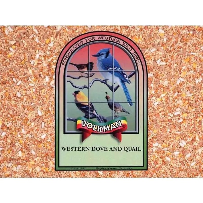 Volkman Seed Company Western Dove & Quail Wildbird Mixed Seed Bird Food 20 Lbs