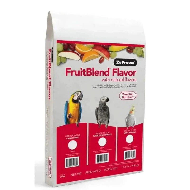 ZuPreem FruitBlend with Natural Flavor Pelleted Bird Food for Large Birds 2 lb
