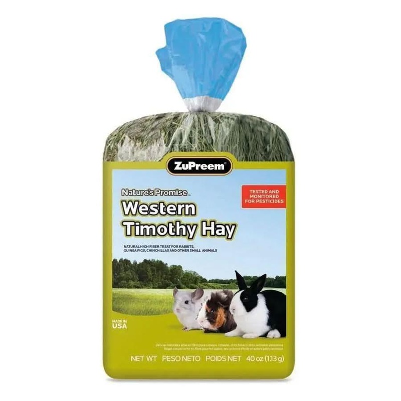 ZuPreem Nature’s Promise Western Timothy Hay for Small Animals 40 oz