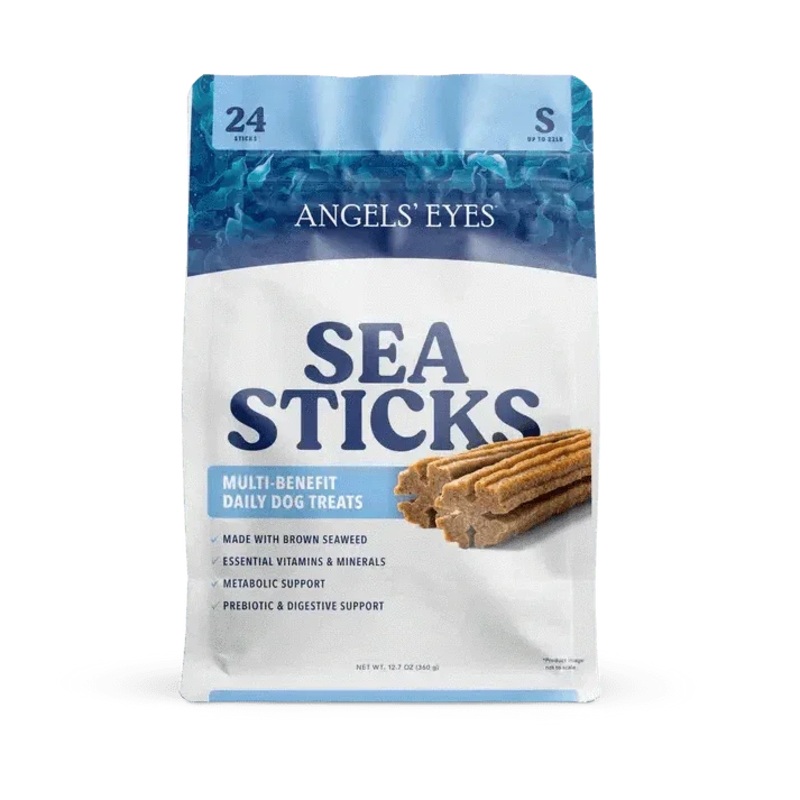 Angels’ Eyes Sea Sticks Multi-Benefit Dog Treats Small – 24 Sticks