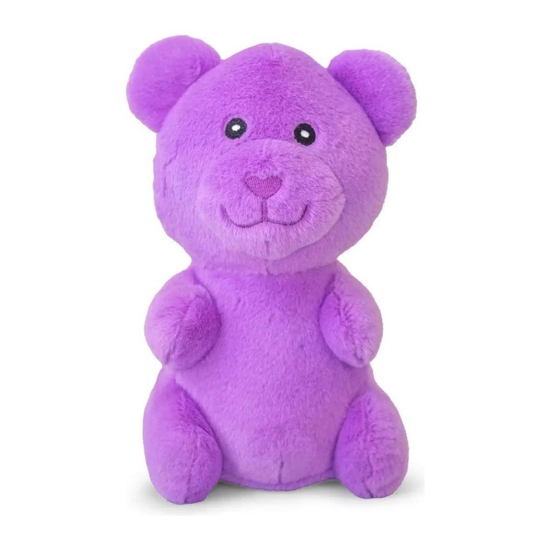ThoozyPet Gummy Bear Plush Dog Toy 6″ Purple