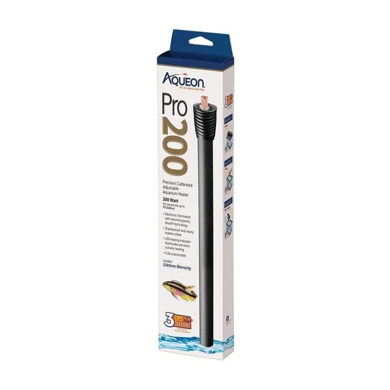 Aqueon Adjustable PRO Aquarium Heater 100 gal/300 W