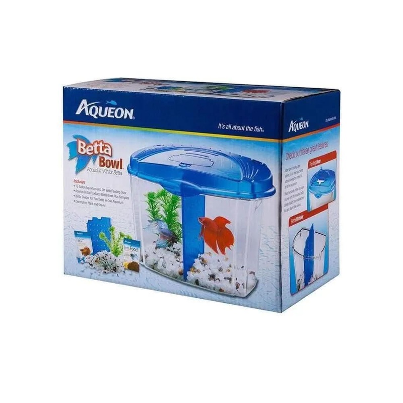 Aqueon Bettabow LED Kit Blue Color 9.1 X 5.1 X 7.2 Inch