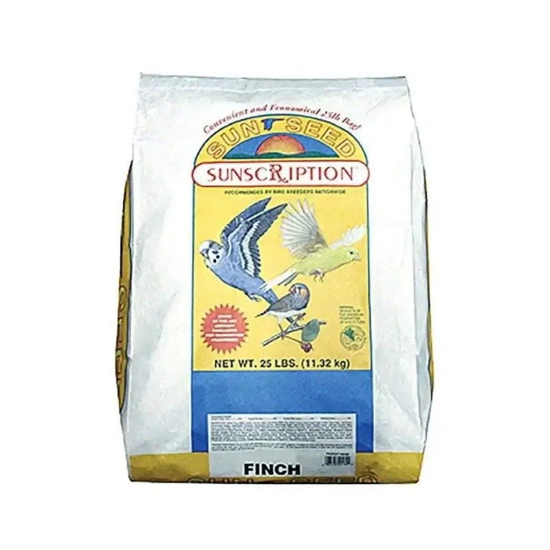 Sunseed Vita Sunscription Finch Diet Birds Food 25 Lbs