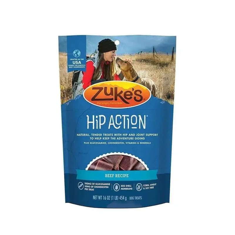 Zuke’s Hip Action Beef Recipe Hip & Joint Dog Treats 6 oz