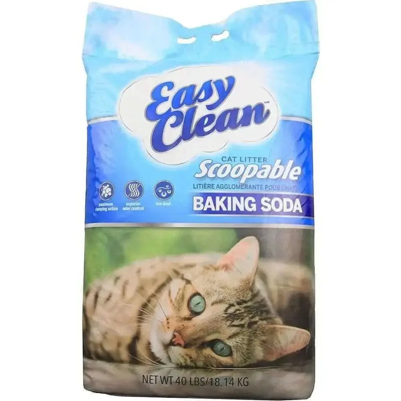 Easy Clean Clumping Cat Litter With Baking Soda 20 Lbs
