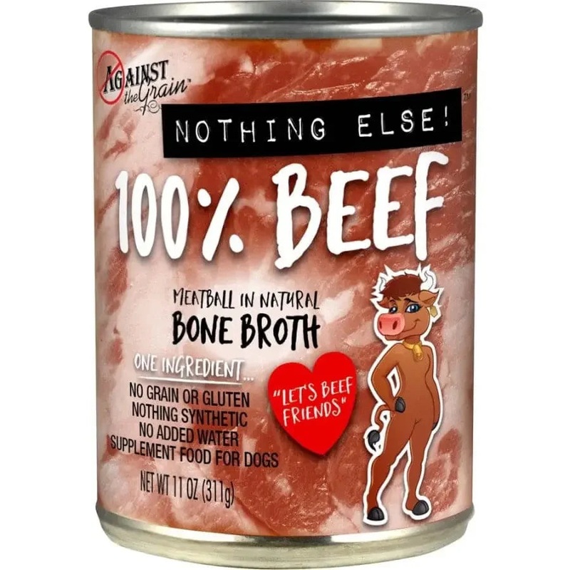 Against the Grain Nothing Else 100% One Ingredient Adult Wet Dog Food Beef