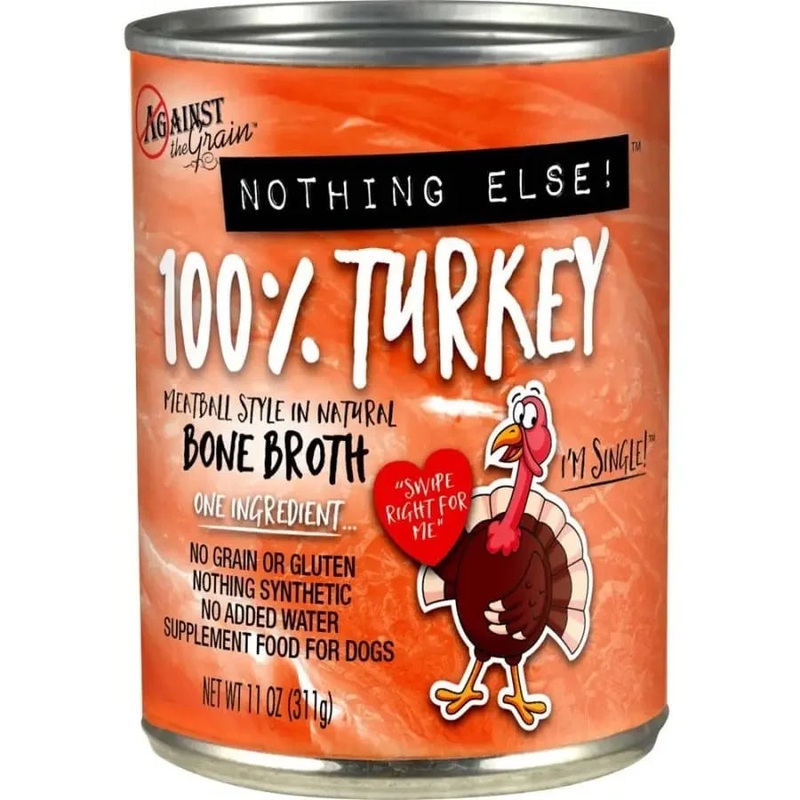 Against the Grain Nothing Else 100% One Ingredient Adult Wet Dog Food Turkey